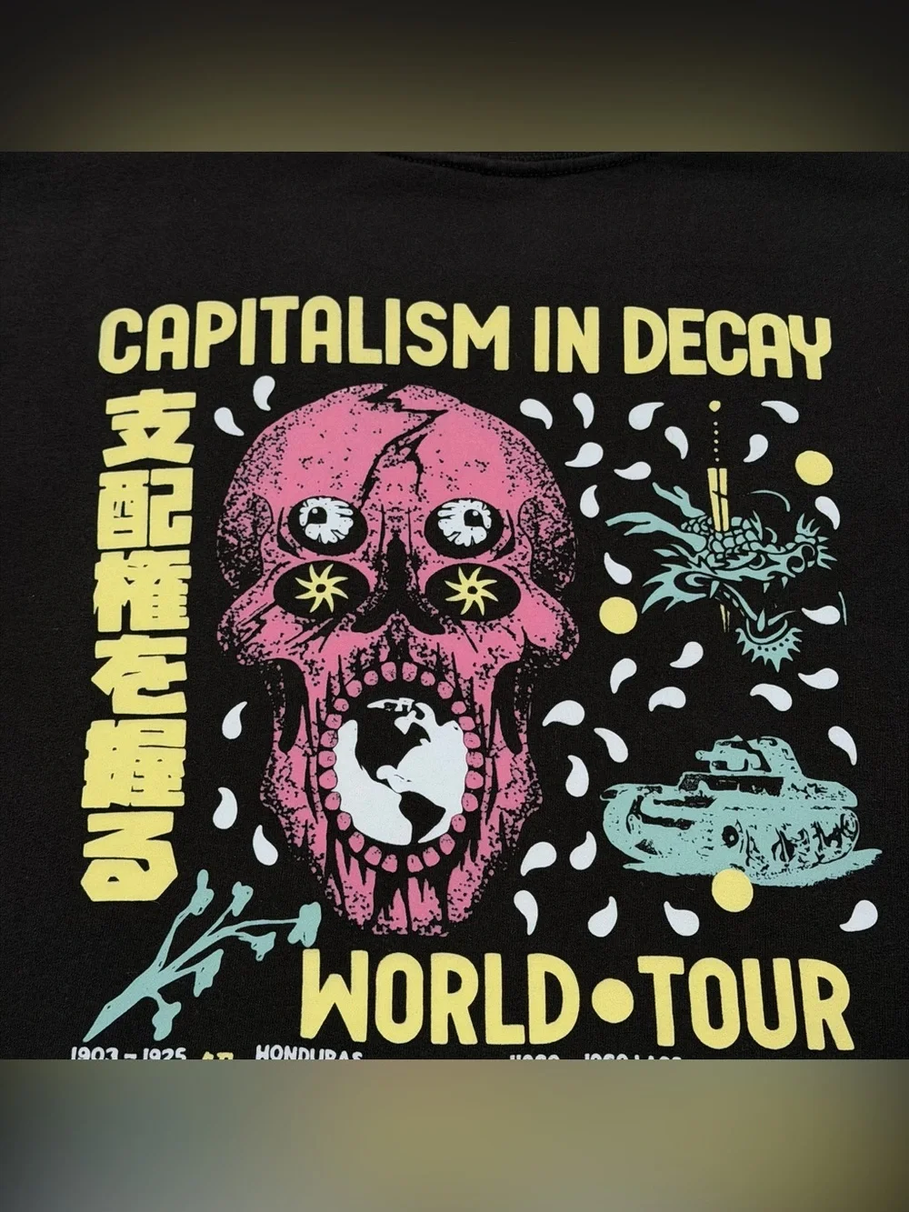 Capitalism In Decay World Tour BlackSweatshirt XL Hasan Piker